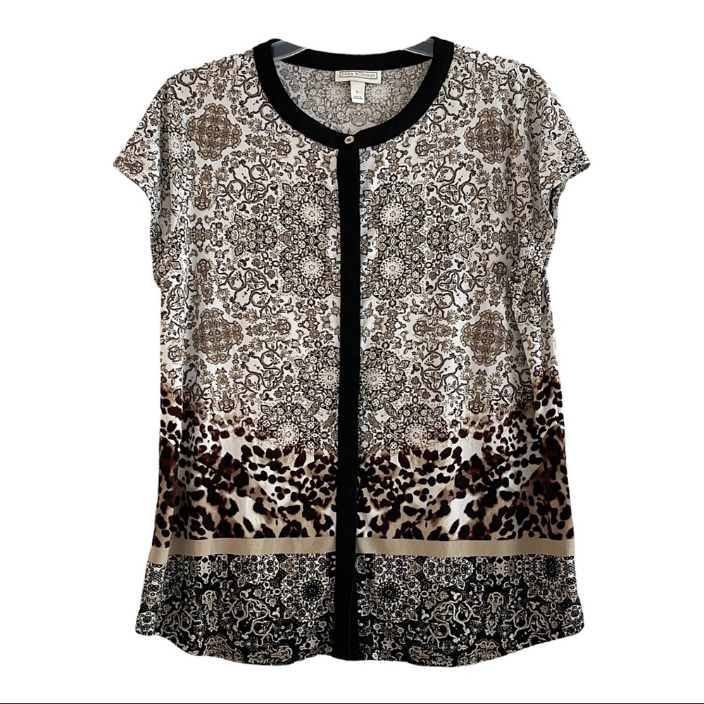 Dana Buchman Capsleeve Top